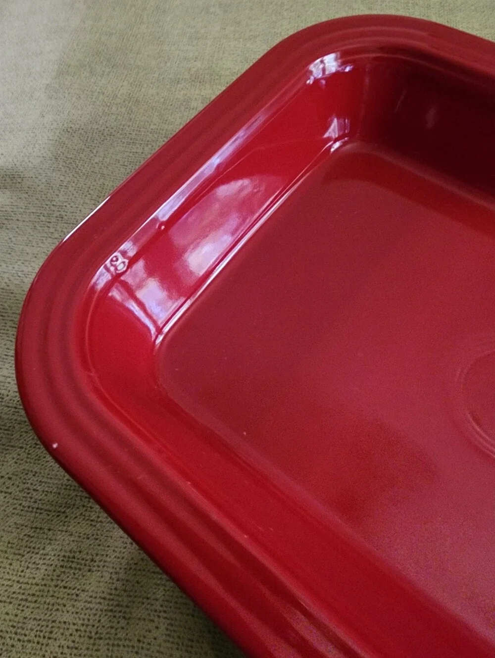 Fiestaware Fiesta Rectangular Baker Yellow Red Bake Dish